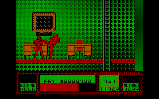 Saboteur II (DOS) screenshot: In the first fortress