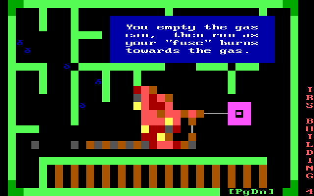 Pyro II (DOS) screenshot: Intro (continued)