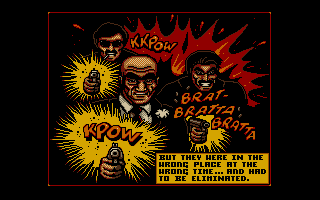 The Punisher (DOS) screenshot: Intro - ...and how it will all end...