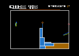 QIX (Atari 5200) screenshot: Can you split two qix?