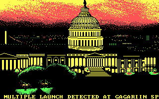 S.D.I. (DOS) screenshot: Washington sends an urgent message