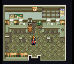 Terranigma (SNES) screenshot: ...complete with electronics and stuff!