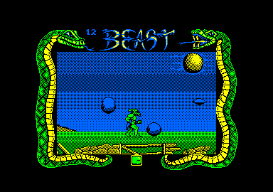 Shadow of the Beast (Amstrad CPC) screenshot: Bouncy-bouncy