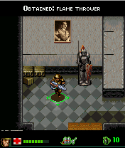 Brothers in Arms: Earned in Blood (J2ME) screenshot: Inside the Führer's castle