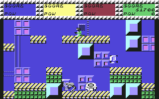 Quartet (Commodore 64) screenshot: Level 7