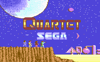 Quartet (Commodore 64) screenshot: Title