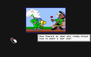 Quarky & Quaysoo's Turbo Science (DOS) screenshot: another prize for Quarky