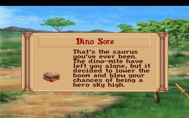 Quest for Glory III: Wages of War (DOS) screenshot: Dead
