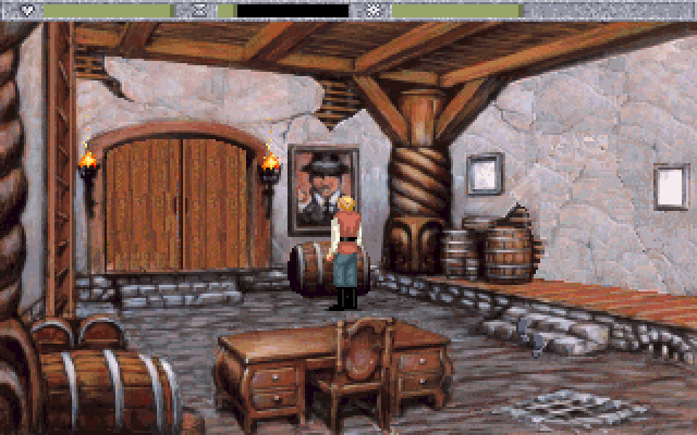 Quest for Glory: Shadows of Darkness (DOS) screenshot: Thieves Guild
