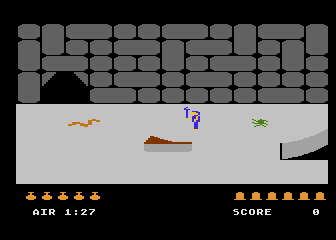Quest for Quintana Roo (Atari 5200) screenshot: Exploring a room...