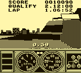 Race Drivin' (Game Boy) screenshot: Elevated Roadway