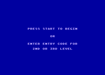 Quest for Quintana Roo (Atari 5200) screenshot: Press start or enter a code