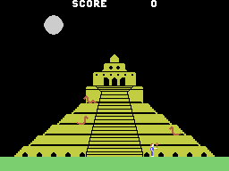 Quest for Quintana Roo (ColecoVision) screenshot: Outside the temple