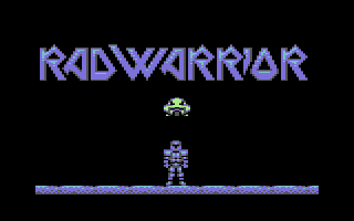 Rad Warrior (Commodore 64) screenshot: Title screen