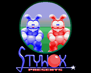 Quik the Thunder Rabbit (Amiga) screenshot: Stywox Logo