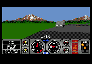 Race Drivin' (Genesis) screenshot: Nooooo!!...