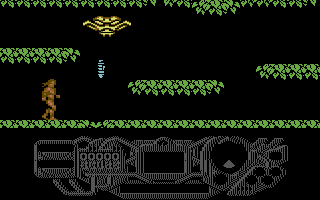 Rad Warrior (Commodore 64) screenshot: Watch out for this thing...