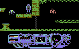 Rad Warrior (Commodore 64) screenshot: Found the suit