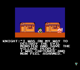 Rainbow Islands (NES) screenshot: Dialogue