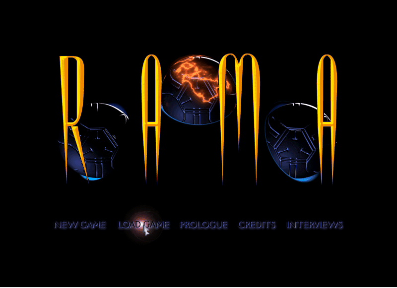 Rama (Windows) screenshot: Title screen