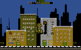 Screenshot of Rampage (Atari ST, 1986) - MobyGames