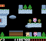 Rainbow Islands (Game Boy Color) screenshot: Monster Island