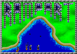 Rampart (Genesis) screenshot: Title screen