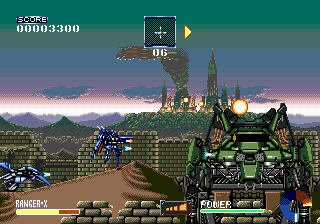 Ranger X (Genesis) screenshot: Level 1 #2