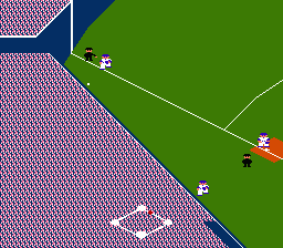 R.B.I. Baseball (NES) screenshot: Foul