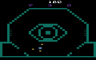 Reactor (Atari 2600) screenshot: A game in progress