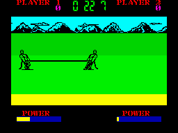 Raw Recruit (ZX Spectrum) screenshot: Tug of War