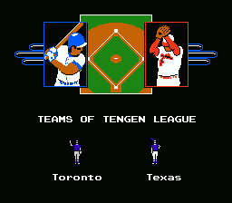 R.B.I. Baseball 2 (NES) screenshot: Intro