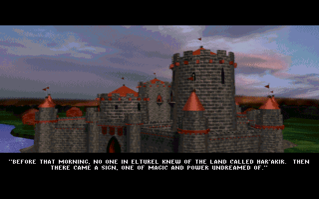 Ravenloft: Stone Prophet (DOS) screenshot: The introduction cinematic