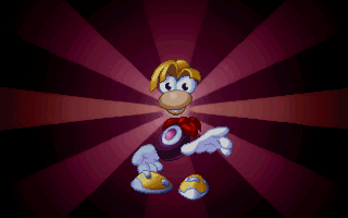 Rayman (DOS) screenshot: It's Rayman!