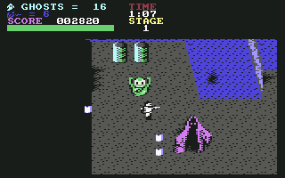 The Real Ghostbusters (Commodore 64) screenshot: Boss