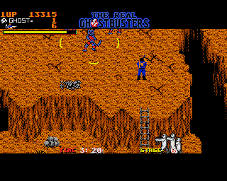 The Real Ghostbusters (Amiga) screenshot: Stage 6