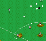 World Series Baseball '95 (Game Gear) screenshot: On the field