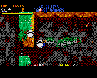 The Real Ghostbusters (Amiga) screenshot: Stage 7