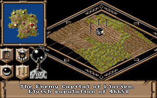 Realms (Atari ST) screenshot: The enemy capital of Llorien