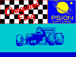 Chequered Flag (ZX Spectrum) screenshot: Loading Screen.