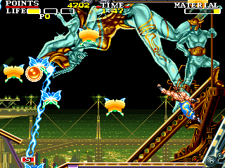 OSman (Arcade) screenshot: Strange machine creature
