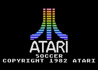 RealSports Soccer (Atari 5200) screenshot: Atari logo