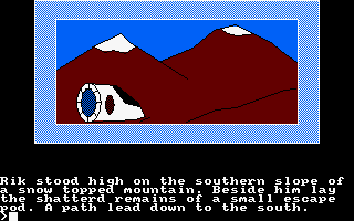 Yarkon Blues (Amstrad CPC) screenshot: Start of your adventure