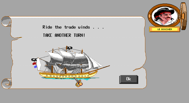 Redhook's Revenge (DOS) screenshot: surprise, surprise