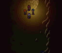 Rejoice: Aretha Ōkoku no Kanata (SNES) screenshot: Mysterious cave