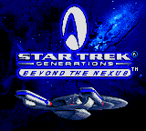 Star Trek: Generations - Beyond the Nexus (Game Gear) screenshot: Title Screen