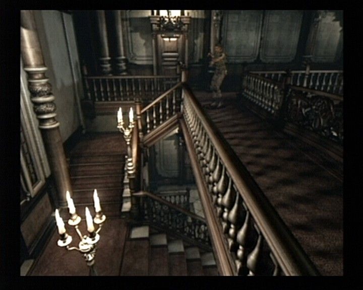 Resident Evil (GameCube) screenshot: Chris Scenario - Exploring the mansion may be longer than it may seem at first