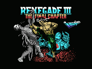 Renegade III: The Final Chapter (MSX) screenshot: Title screen