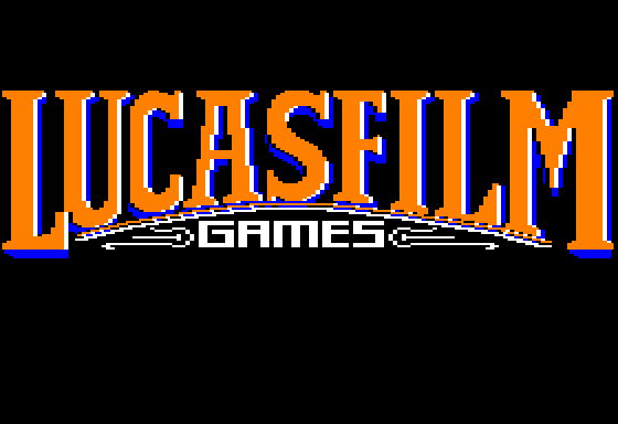 Rescue on Fractalus! (Apple II) screenshot: Lucasfilm logo