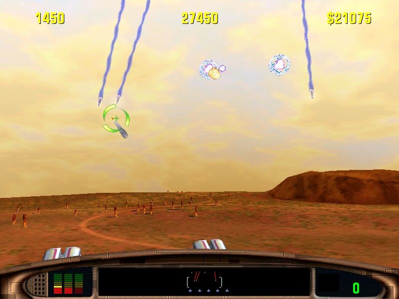 Screenshot of Missile Command (Windows, 1999) - MobyGames